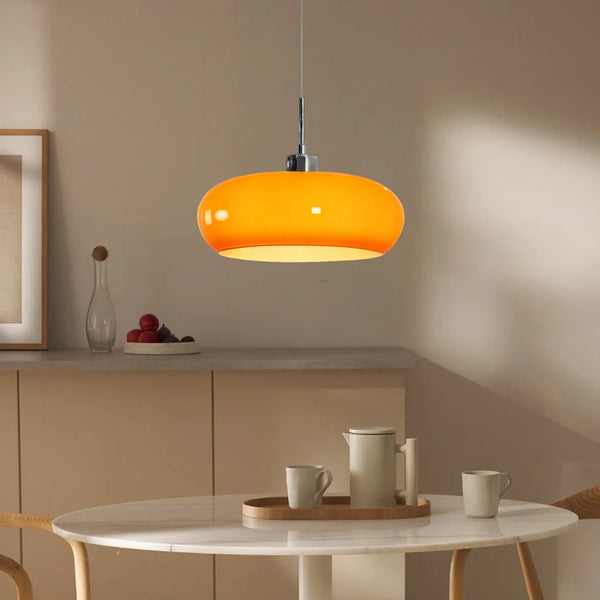 Elena Nordic Retro Bauhaus Glass Pendant Light