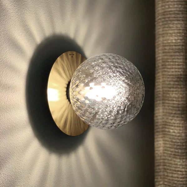 Nordic Luna Glass Wall Lamp