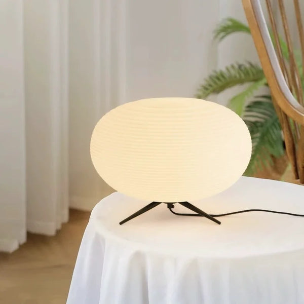 Modern Blown Glass Spherical Table Lamp