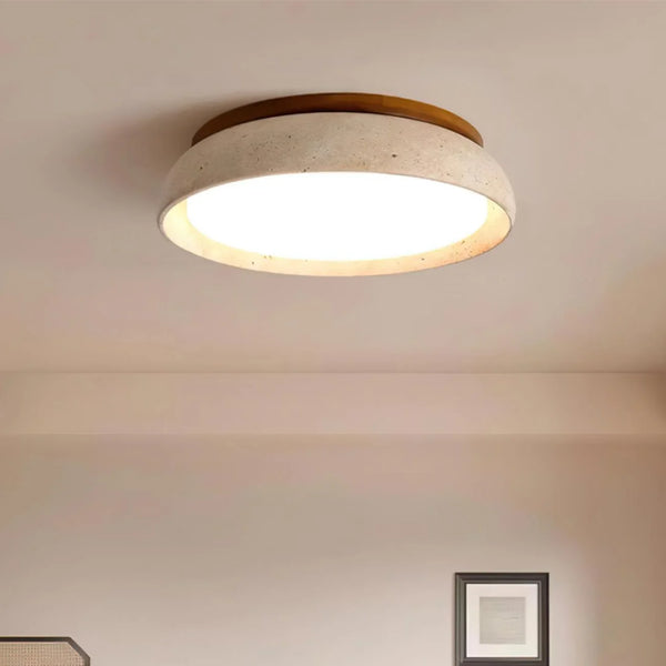 Nordic Travertine Bowl Ceiling Light