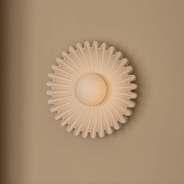 Modern Artistic Ceramic Flower Wall Lamp