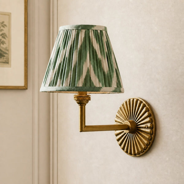 Vintage Elegant Pleated Fabric Wall Light
