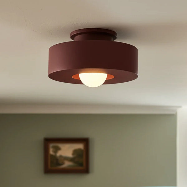 Vintage Round Resin Ceiling Light
