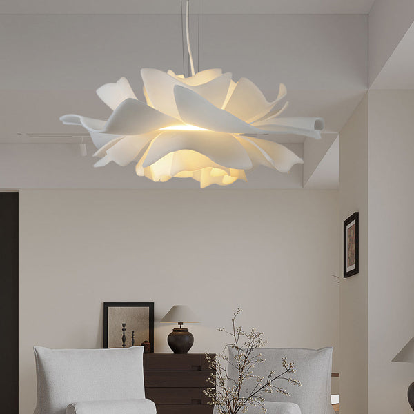Nordic Lotus Flower Acrylic Pendant Light